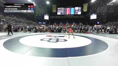 115 lbs Champ. Rd Of 128 - Camryn Gresham, OH vs Taylor Rogers, NV