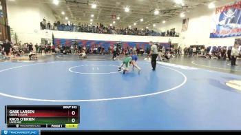 138 lbs Cons. Round 4 - Kros O`Brien, Lakeland vs Gabe Larsen, Coeur D Alene