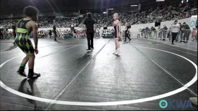 73 lbs Round Of 16 - Ryker Roedenbeck, Tahlequah Wrestling Club vs Kylin Sanders, Standfast