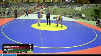 140 lbs Semis (4 Team) - Dominic Bradford, Oakland vs Jack Roath, Crane