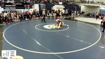 105 lbs. Semifinal - Alina Peralta, Broken Arrow vs Addison Cupp, Festus