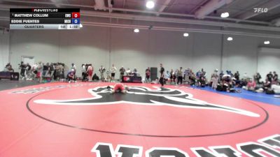 Masters B FS - 70 lbs Quarters - Matthew Collum, Chicago Wrestling Club vs Eddie Fuentes, Michigan