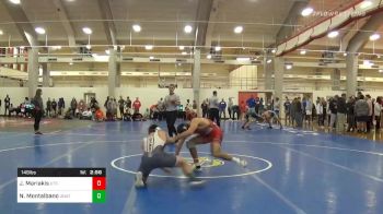 Prelims - Jacob Mariakis, UTC-unattached vs Nicholas Montalbano, Unattached-American