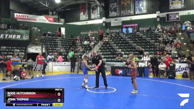 84 lbs Quarterfinal - Bode Hutchinson, MN vs John Thomas, CA