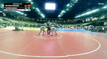 165 lbs Champ. Round 2 - Cooper Garcia, Jesuit vs Peyton Schrader, Eastside