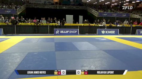 Logan James Nieves vs Nolan Kai LaPoint 2026 Pan Kids Jiu-Jitsu IBJJF Championship