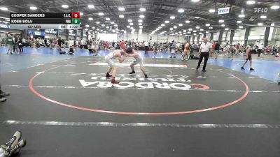 127 lbs Rr Rnd 2 - Cooper Sanders, Elite Athletic Club - MS vs Koen Sola, Parabellum Ravens - MS