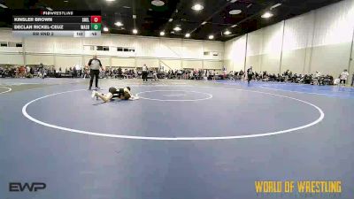 90 lbs Rr Rnd 3 - Kinsler Brown, Shelton Wrestling Academy 14U vs Declan Rickel-Ceuz, Washington 14U
