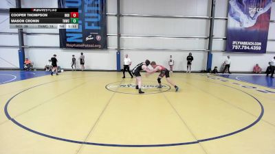 154 lbs Rr Rnd 3 - Cooper Thompson, Indiana Outlaws Silver vs Mason Cronin, TNWC Black