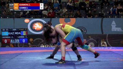 53 kg Bronze - Zhuldyz Eshimova, KAZ vs Iulia Leorda, MDA