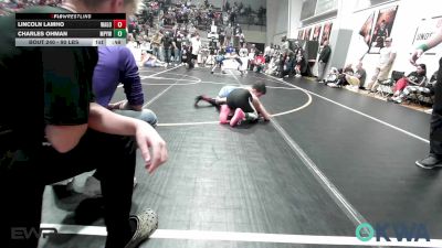 90 lbs Rr Rnd 4 - Lincoln Lamho, Wagoner Takedown Club vs Charles Ohman, Mannford Pirate Youth Wrestling
