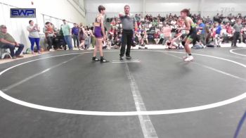 92 lbs Rr Rnd 1 - Owen Oleson, Checotah Matcats vs Cain Winans, Vian Wrestling Club