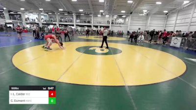 169 lbs Consi Of 8 #1 - Luke Calder, Red Roots WC vs Colten Dumont, Mayo Quanchi WC