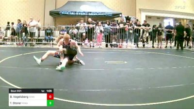 132 lbs Quarterfinal - Brody Vogelsberg, Dons WC vs Tas Storer, Poway Elite