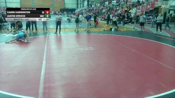 141 lbs Cons. Round 3 - Austin Stevick, Unattached vs Caden Harrington, Drury