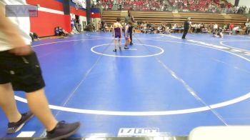 52 lbs Rr Rnd 3 - Jude Azzain, R.A.W. vs Dominick Medina, Bristow Youth Wrestling