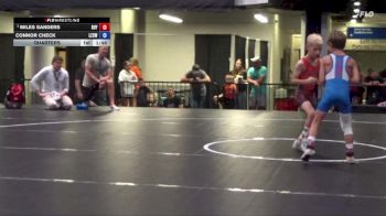 49 lbs Quarters - Miles Sanders, River Valley Freestyle vs Connor Check, Lake Zurich Cubs Wrestling Club