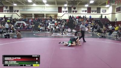 JV-20 lbs Round 3 - Adison Clayton, Independence vs Nex Farmer, Cedar Rapids Kennedy