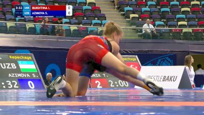 65 kg Repechage - Iryna Bukhtina, Ukraine vs Shahzoda Azimova, Uzbekistan