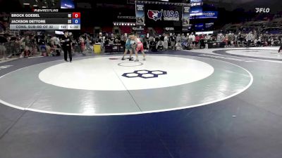 113 lbs Cons. Sub-rd Of 32 - Brock Goebel, NE vs Jackson DEttore, SC