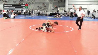 132 lbs Rr Rnd 1 - Jack Moran, Triumph Black - HSB vs Edward Donlon, MetroWest United Young Bucks - HSB