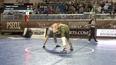 285 lbs Semifinal - Brady Colbert, Army West Point vs Cory Day, Binghamton