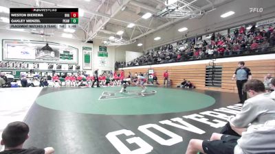 150 lbs Placement Matches (8 Team) - Weston Bierema, Bon Homme/Avon vs Oakley Menzel, Philip/Kadoka Area/Wall