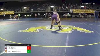 235 lbs Quarterfinal - Jeffrey Allen, Liberty University vs Leo Teti-Cassidy, West Chester University