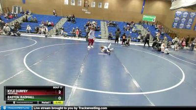 60-66 lbs Round 3 - Kyle Durfey, Westlake vs Easton Radmall, Pleasant Grove