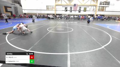 157H lbs Rr Rnd 1 - Hudson Ward, Lock Haven vs Jack Valentin, Long Island