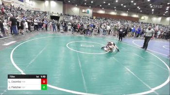 73 lbs Round Of 32 - Logan Coombs, Yerington Lions WC vs Jackson Fletcher, Top Fuelers WC