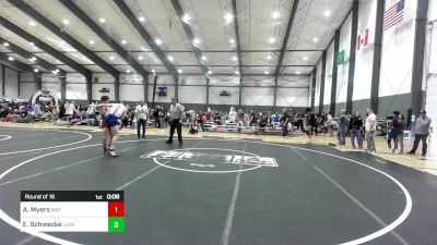 132 lbs Round Of 16 - Ashton Myers, Mat Demon WC vs Eian Schwecke, Lewiston WC