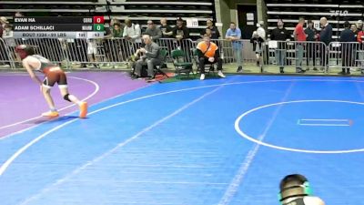 91 lbs Round Of 32 - Evan Ha, Cordoba Trained vs Adam Schillaci, Mahwah