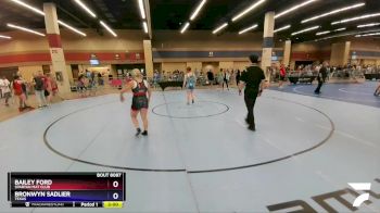 152 lbs Semifinal - Bailey Ford, Spartan Mat Club vs Bronwyn Sadlier, Texas
