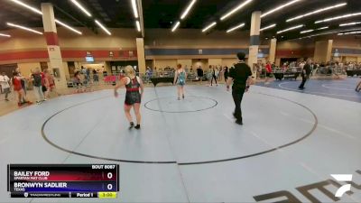 152 lbs Semifinal - Bailey Ford, Spartan Mat Club vs Bronwyn Sadlier, Texas