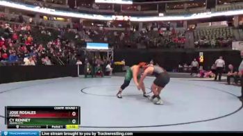 285 lbs Champ. Round 1 - Jose Rosales, Pomona vs Cy Renney, Adams City