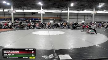 85 lbs Cons. Round 3 - Tye Bayley, BSD Beasts vs Victor Kurumba, South Hills Middle School