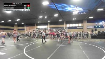 137 lbs Round Of 64 - Ricky De Felice, Mission Hills WC vs Ryan Meason, MAW Wrestling Academy