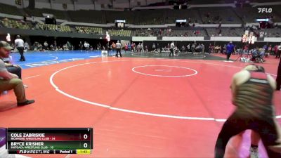 National 3-5 64 Cons. Round 4 - Cole Zabriskie, Richmond Wrestling Club vs Bryce Krisher, Matoaca Wrestling Club