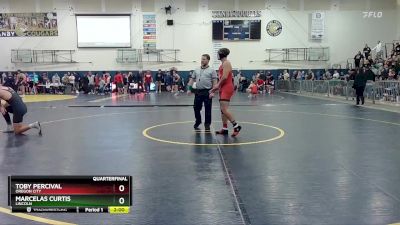 165 lbs Quarterfinal - Toby Percival, Oregon City vs Marcelas Curtis, Lincoln