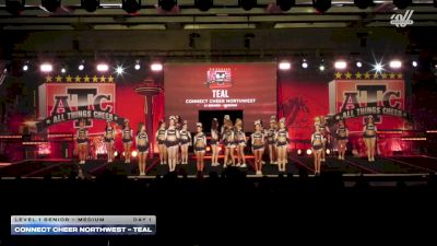 Connect Cheer Northwest - Teal [2026 L1 Senior - Medium Day 1] 2026 ATC Grand Nationals