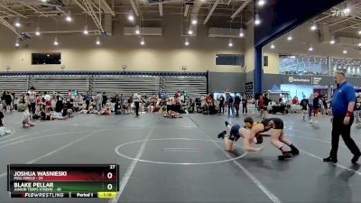 130 lbs Round 4 (8 Team) - Joshua Wasnieski, Full Circle vs Blake Pellar, Junior Terps Xtreme