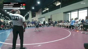157 lbs Semis & 5th Wb (32 Team) - Gunner Gossett, Team Shutt RJ vs Kristian Scott, BRAWL Black