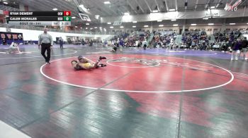 141 lbs Champ. Round 1 - Ryan Dement, Oklahoma Wesleyan vs Caleb Morales, Montana State-Northern