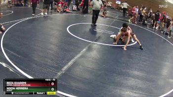 75 lbs 1st Place Match - Nixon Herrera, OCRTC vs Reza Khademi, Daniel Cormier Wrestling