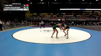 105 lbs Champ. Round 1 - Tori York, Goddard-Eisenhower HS vs Alyssa Vaillancourt, De Soto HS