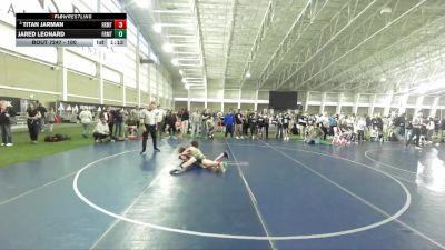 100 lbs Cons. Round 2 - Titan Jarman, Devils Wrestling vs Jared Leonard, Cougars Wrestling