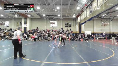 126 lbs Consi Of 4 - Graicyn Drew, South Hadley vs Ryanne Kelleher, Norton