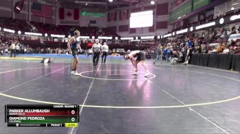 170 lbs Champ. Round 1 - Parker Allumbaugh, Bishop Kelly vs Diamond Pedroza, Caldwell