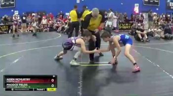 91 lbs Round 5 (6 Team) - Aiden McMurtry, Missouri Gold vs Maddox Fields, Untouchables Purple